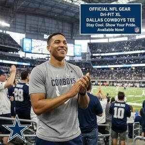 Dallas Cowboys Official NFL Dri-FIT XL T-Shirt